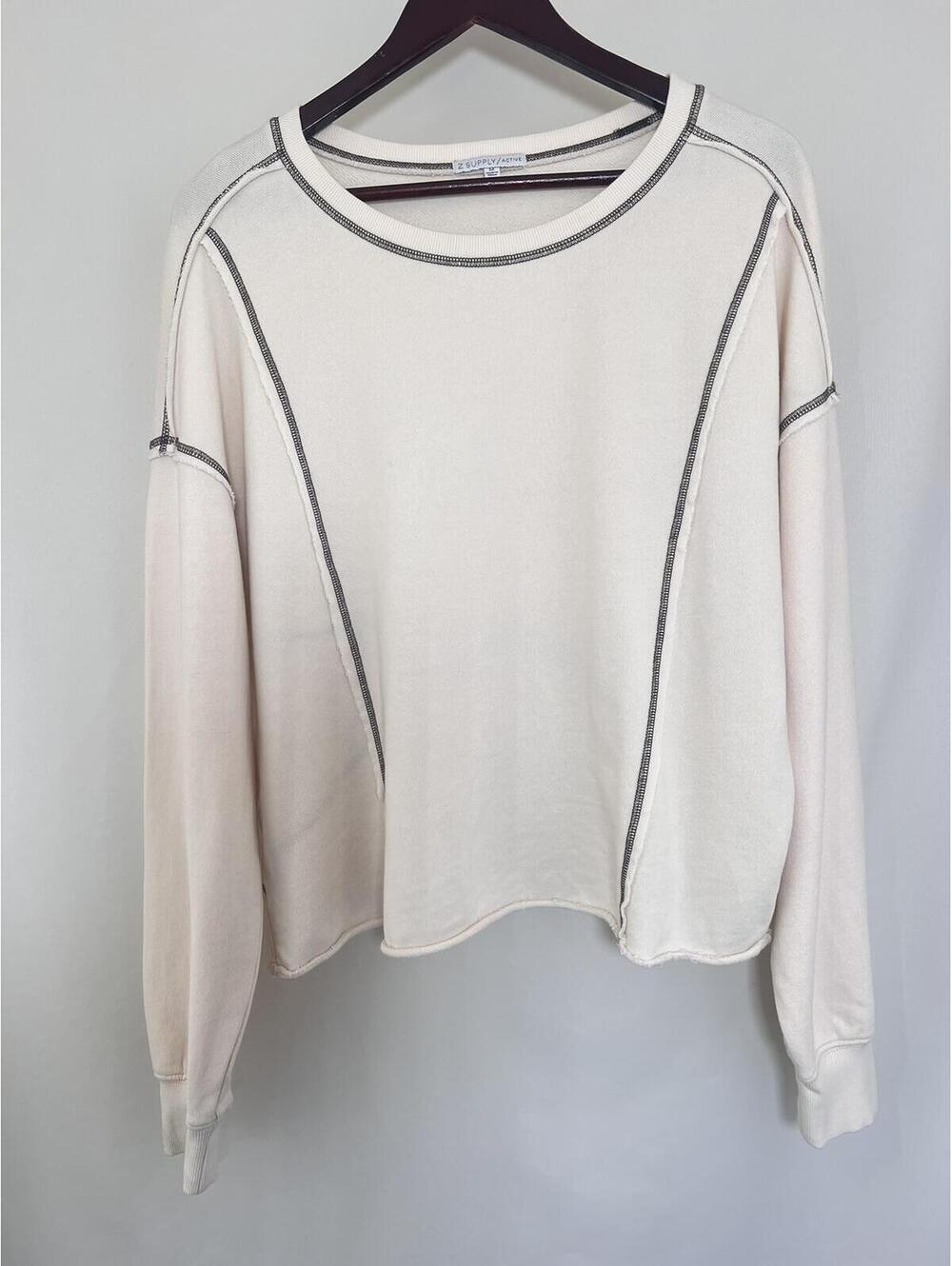 Z Supply Active Sweatshirt Women's Medium 100% Cotton